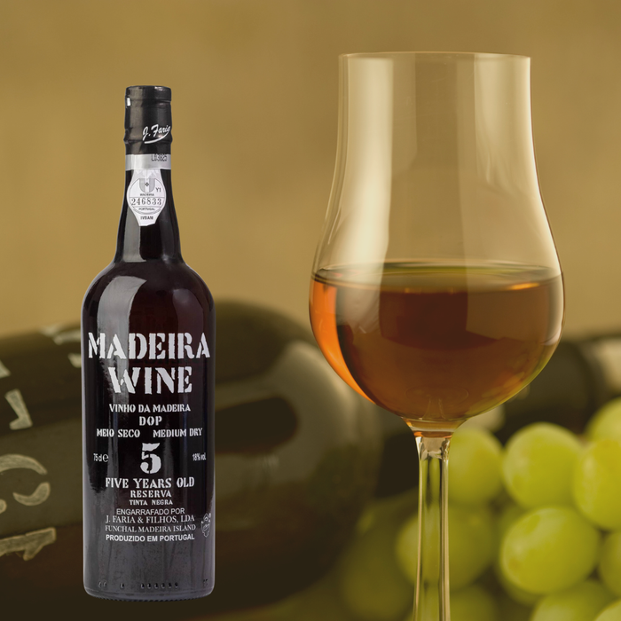 Madeirawein J.Faria 5 Anos Meio Doce 750ml