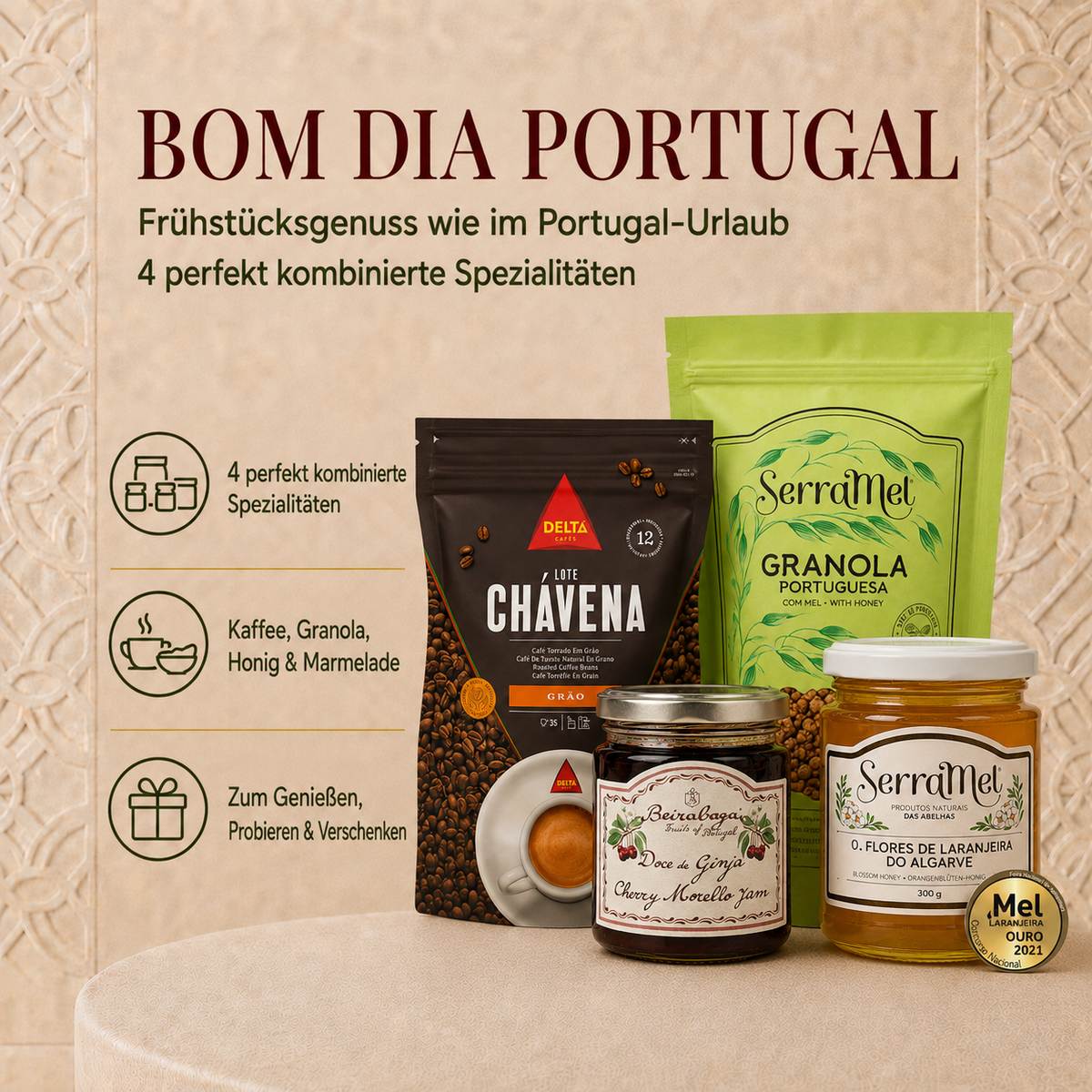 Bom Dia Portugal – Frühstücksgenussset