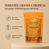 Serramel - Granola Tropical mit Honig 400g