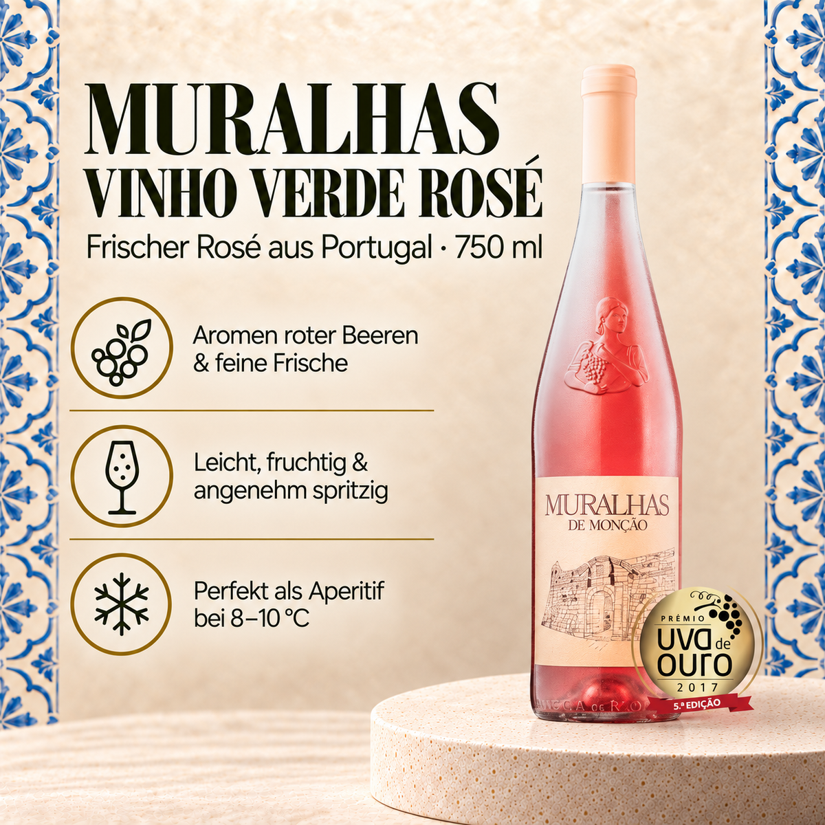 Muralhas Vinho Verde Rosé DOC 750ml