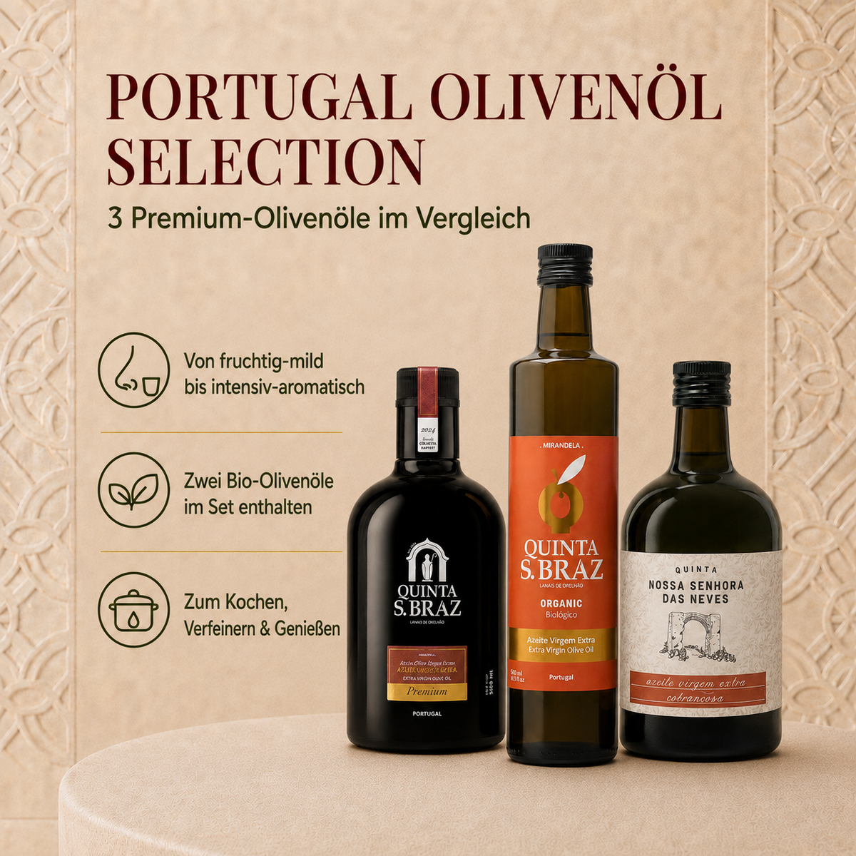 Portugal Olivenöl Selection