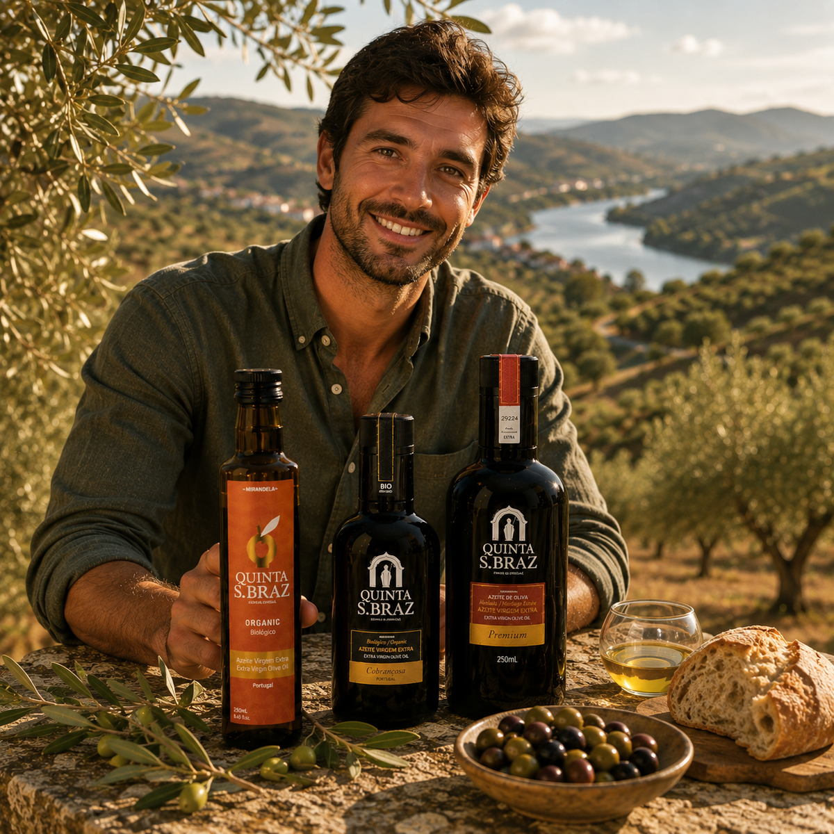Quinta S. Braz Probierpaket – 3 Bio-Olivenöle aus Trás-os-Montes
