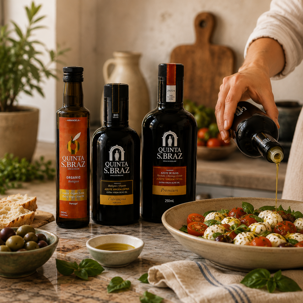Quinta S. Braz Probierpaket – 3 Bio-Olivenöle aus Trás-os-Montes