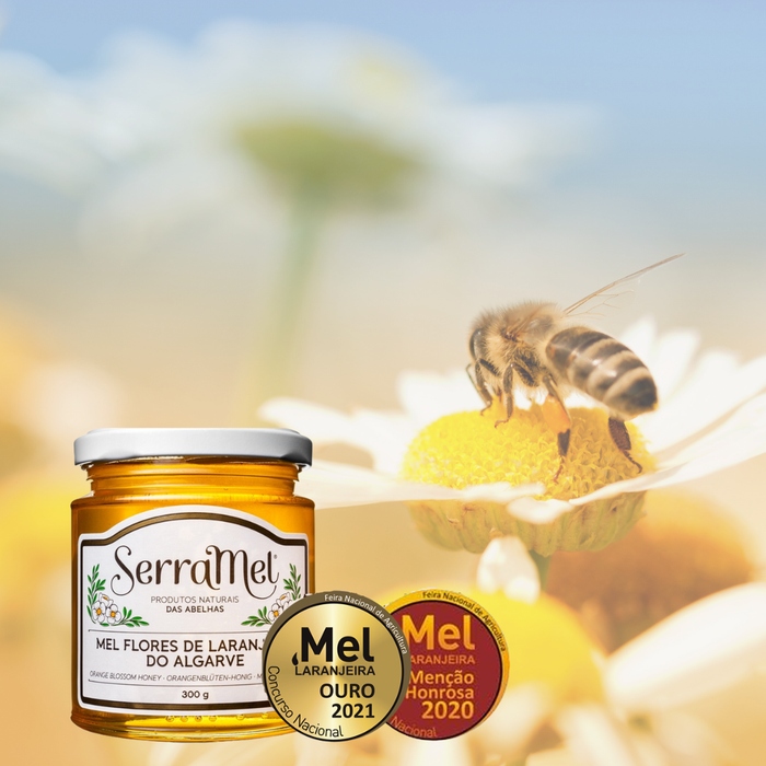 Serramel - Orangenblütenhonig "Mel de Flor de Laranjeiras do Algarve" 300g