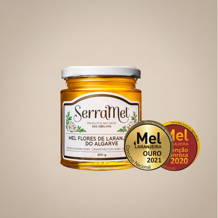Serramel - Orangenblütenhonig "Mel de Flor de Laranjeiras do Algarve" 300g