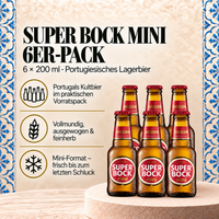 Super Bock Mini 200ml - 6er Pack