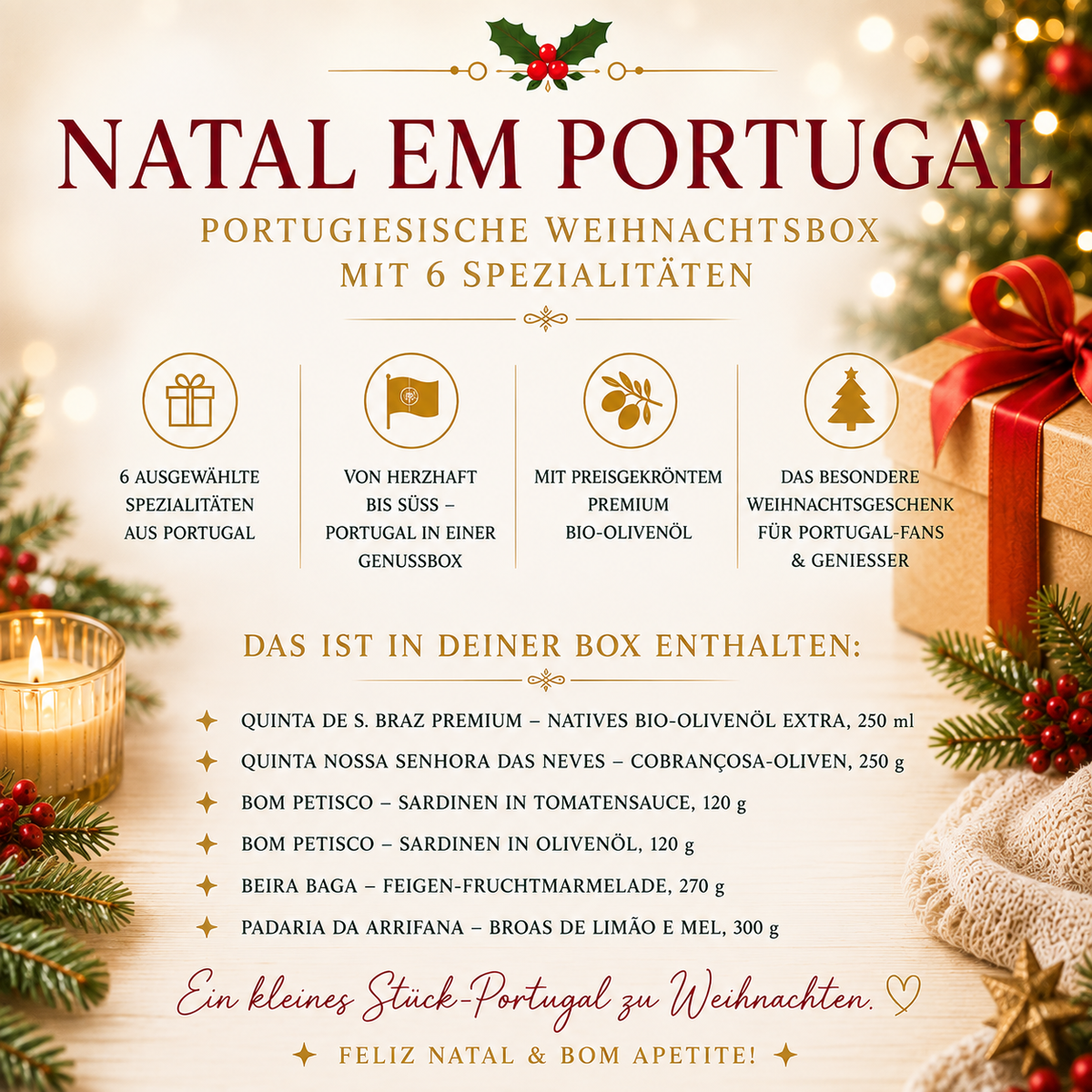 Natal em Portugal – Portugiesische Weihnachtsbox