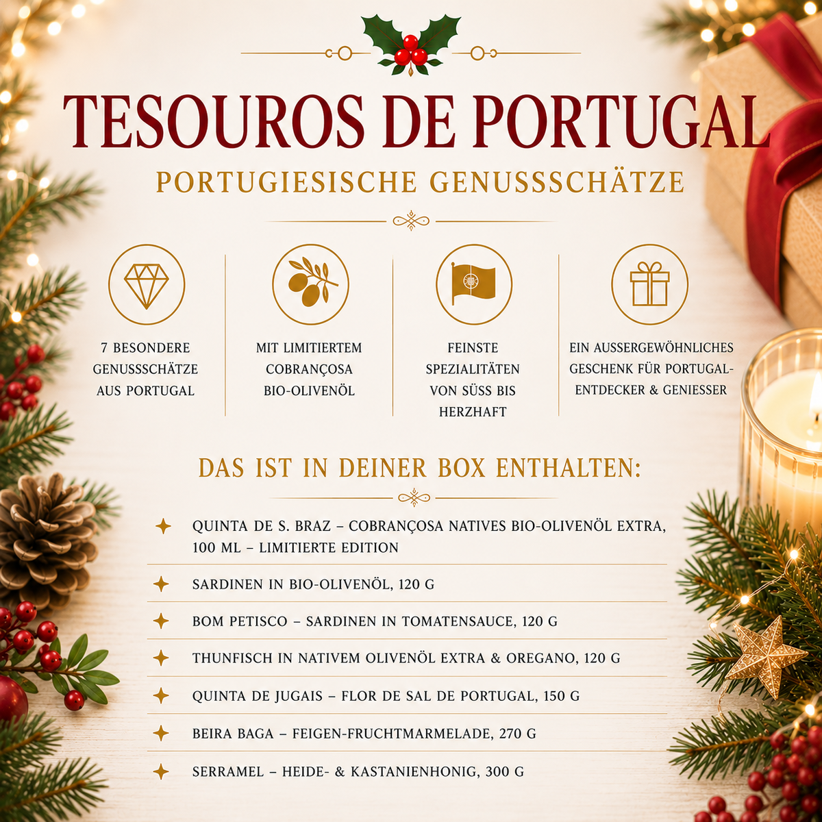 Tesouros de Portugal – Portugiesische Genussschätze