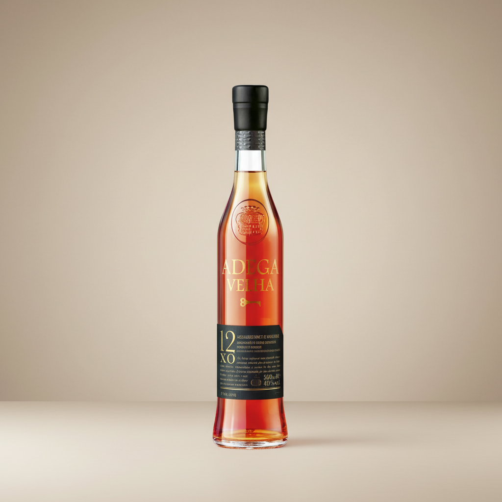 Aguardente Adega Velha 12 Anos XO 500ml - Neutraler Hintergrund