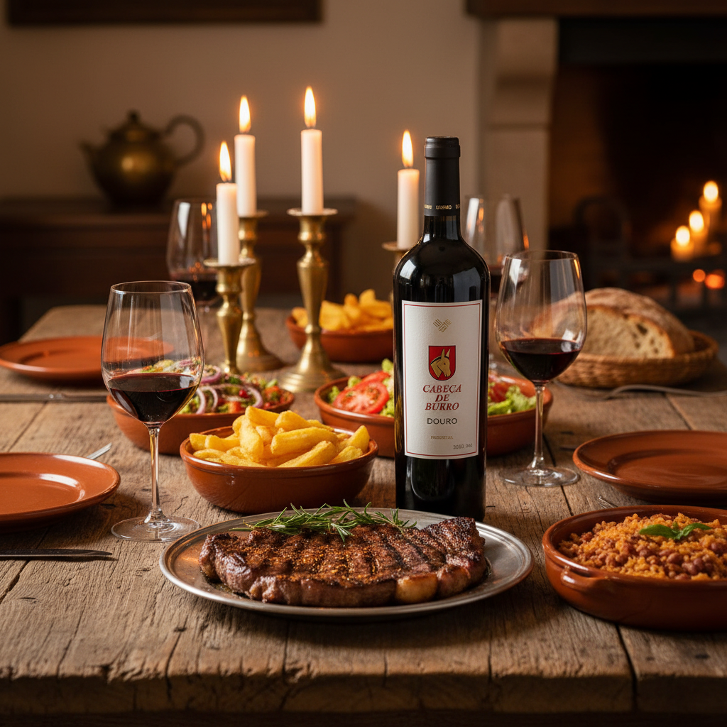 Cabeça de Burro Reserva DOC Douro Tinto - Portuguese Dinner