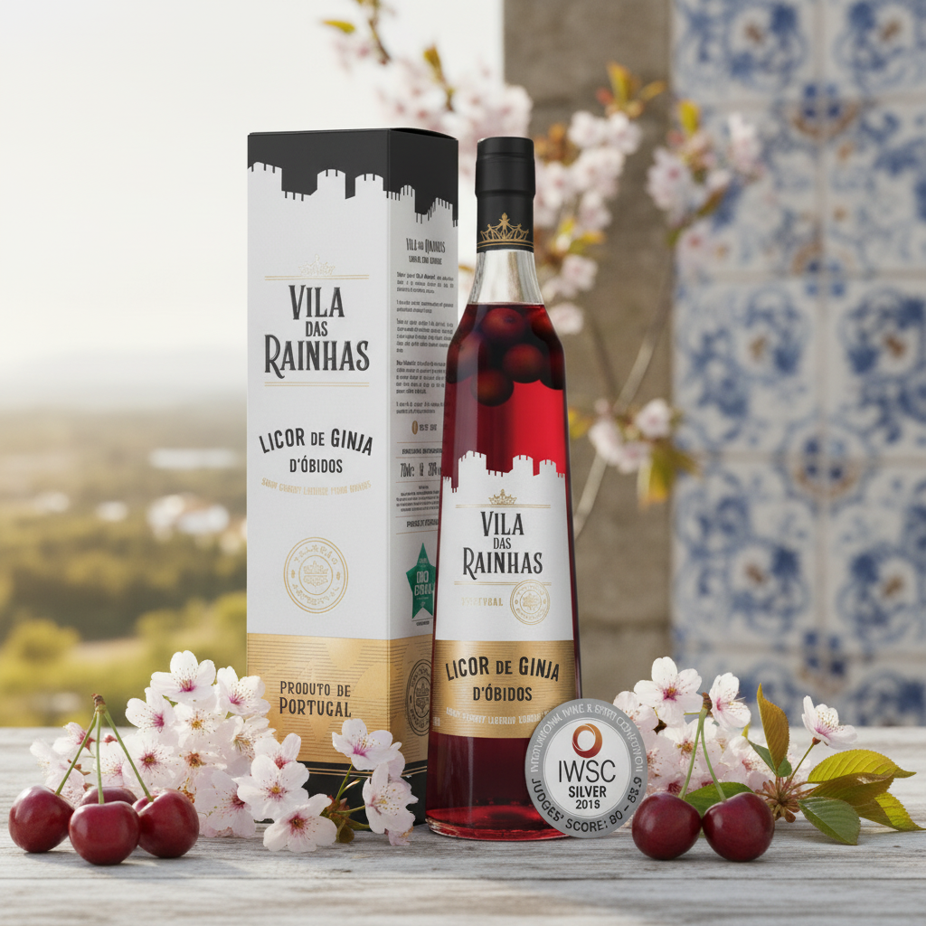 Ginja d'Óbidos 700ml - Künstlerisch mit Kirschen