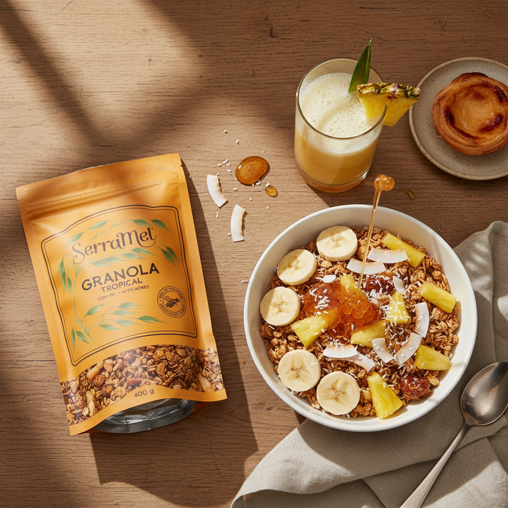 Granola Tropical - Frühstück mit Früchten