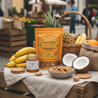 Granola Tropical - Markt mit Früchten