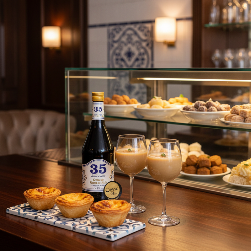 Licor 35 - Creme de Pastel de Nata - Dessert Bar
