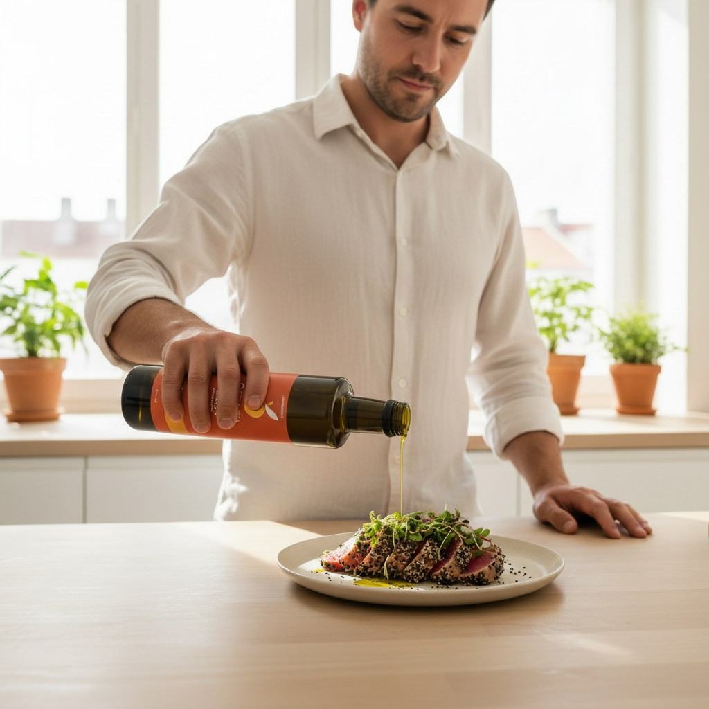 Mann – Thunfisch Tataki ohne Verschluss