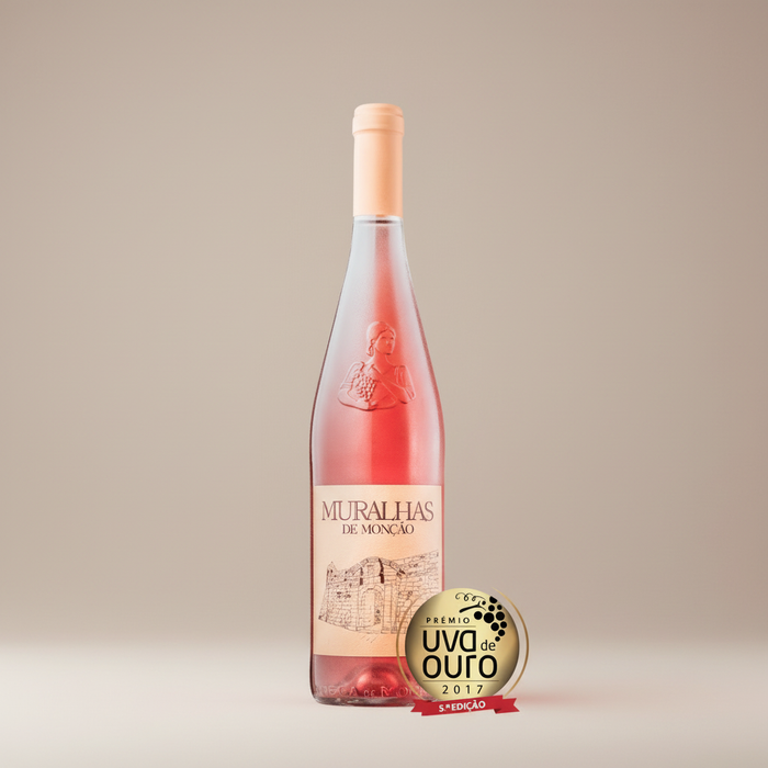 Muralhas Vinho Verde Rosé 750ml - Neutraler beiger Hintergrund