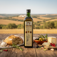 Olivenöl 750ml - Rustikaler Holztisch