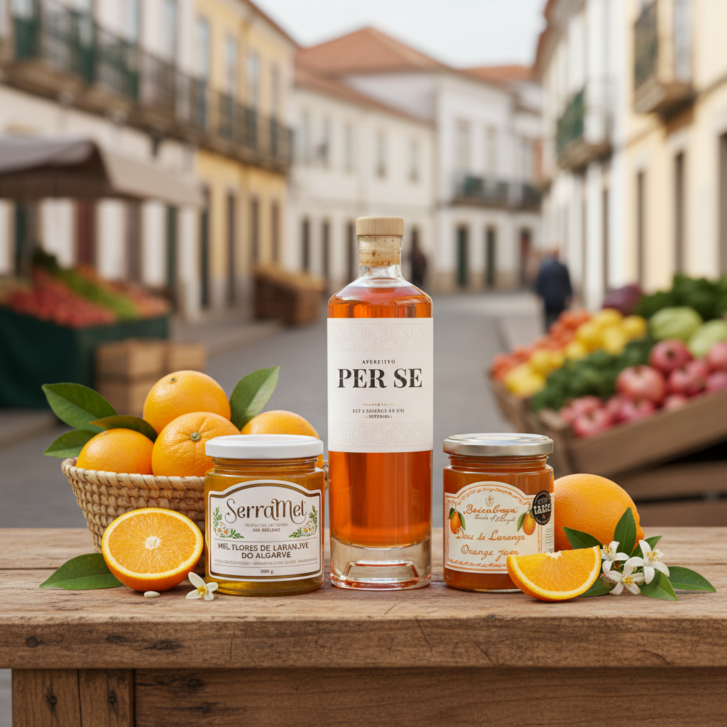 Orangen-Produkte - Markt