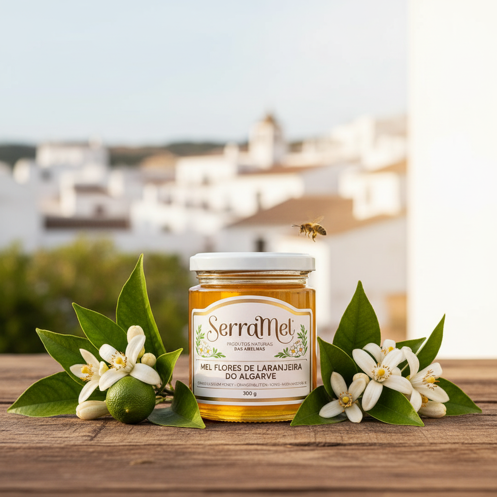 Orangenblütenhonig - 45° Winkel