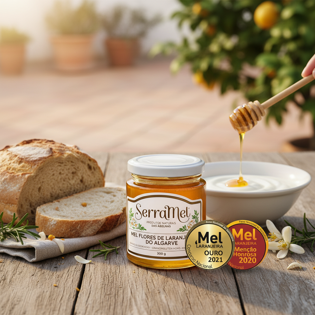 Orangenblütenhonig - Dreiviertel-Ansicht