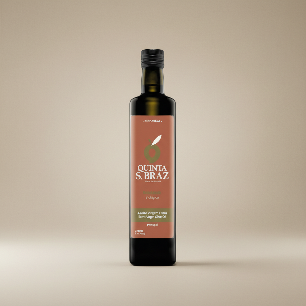 Quinta de S. Braz Organic 250ml - Neutraler beiger Hintergrund