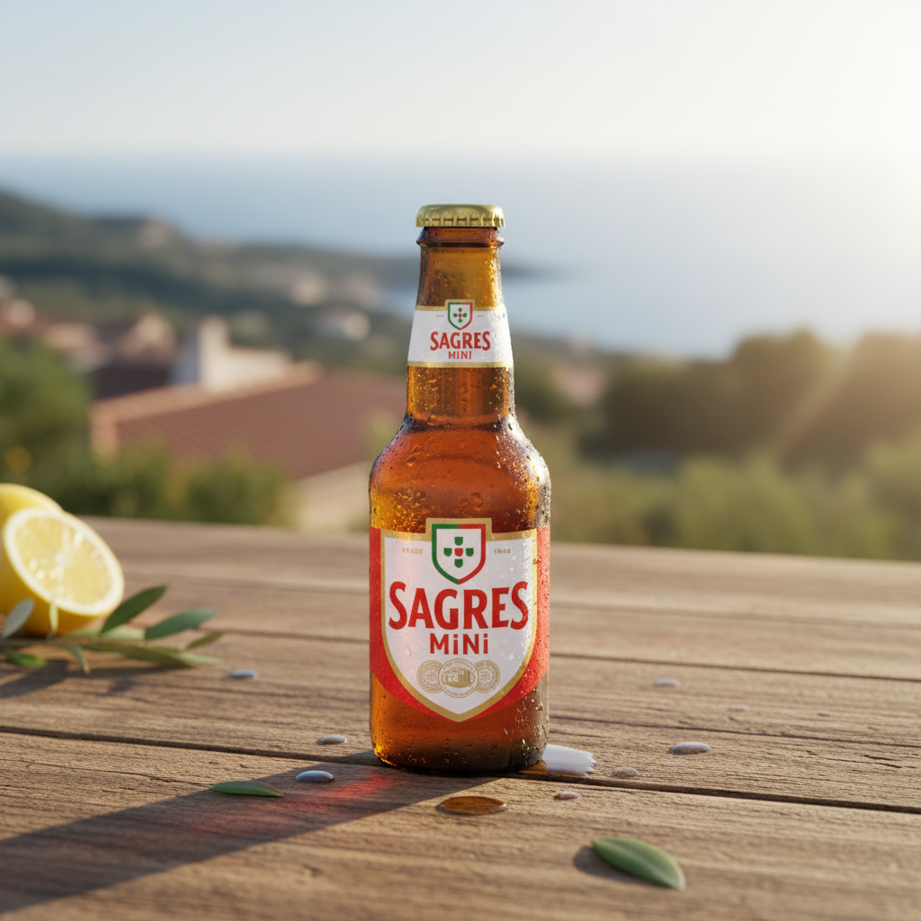 Sagres Mini auf rustikalem Holztisch