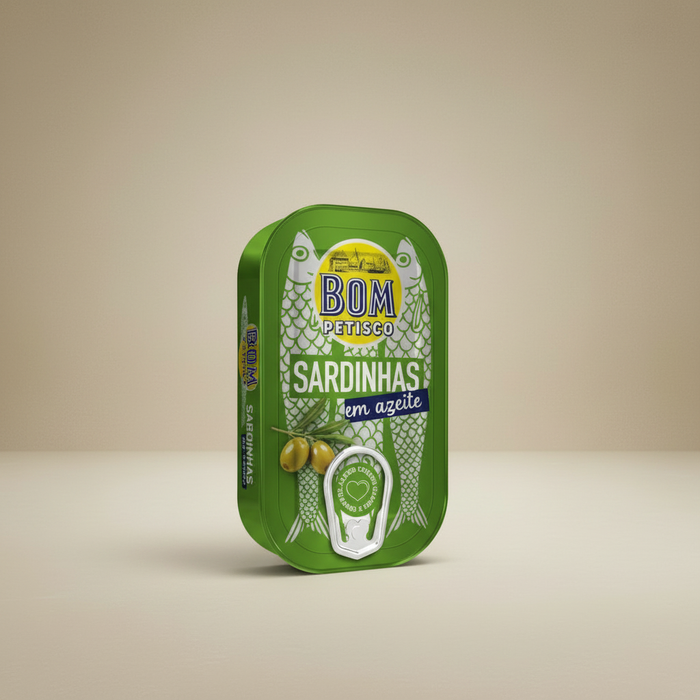 Sardinen in Olivenöl 120g - gleiche Größe und Winkel