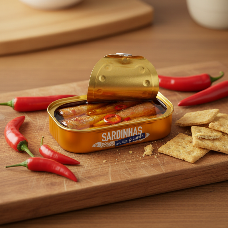 Sardinen in pflanzlichem Öl (pikant) 120g