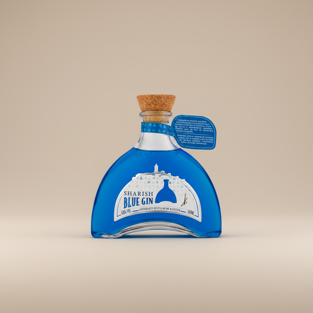 Sharish Blue Magic Gin 500ml - Nur Flasche