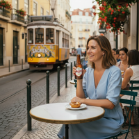 Straßencafé – ohne Deckel