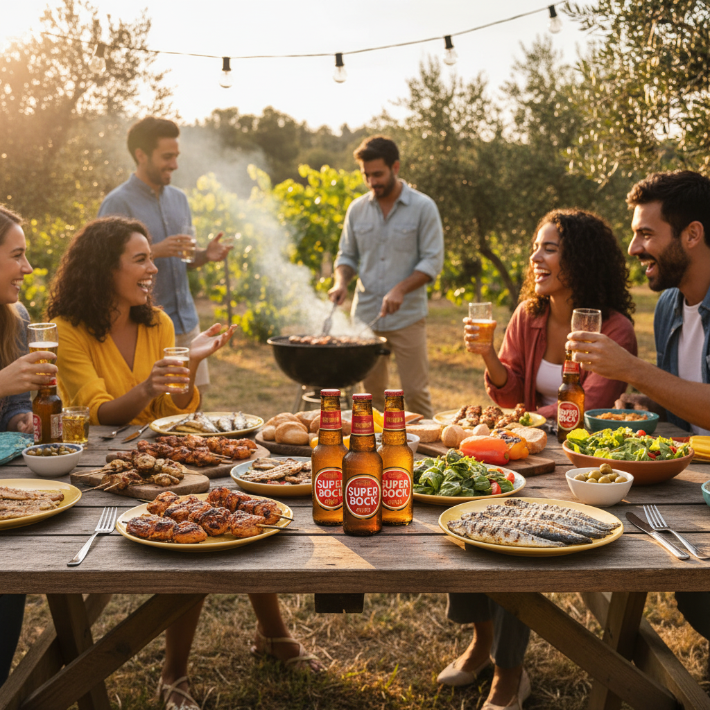 Super Bock Mini 5er Pack - Outdoor Barbecue
