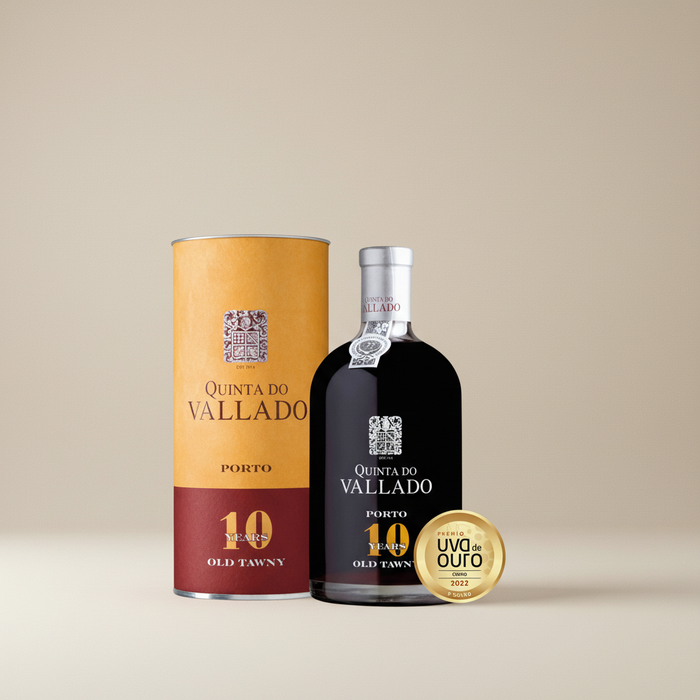 Vallado Porto 10 Anos 500ml - Neutraler beiger Hintergrund
