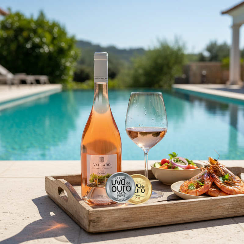 Vallado Touriga Nacional DOC Douro Rosé - Poolside